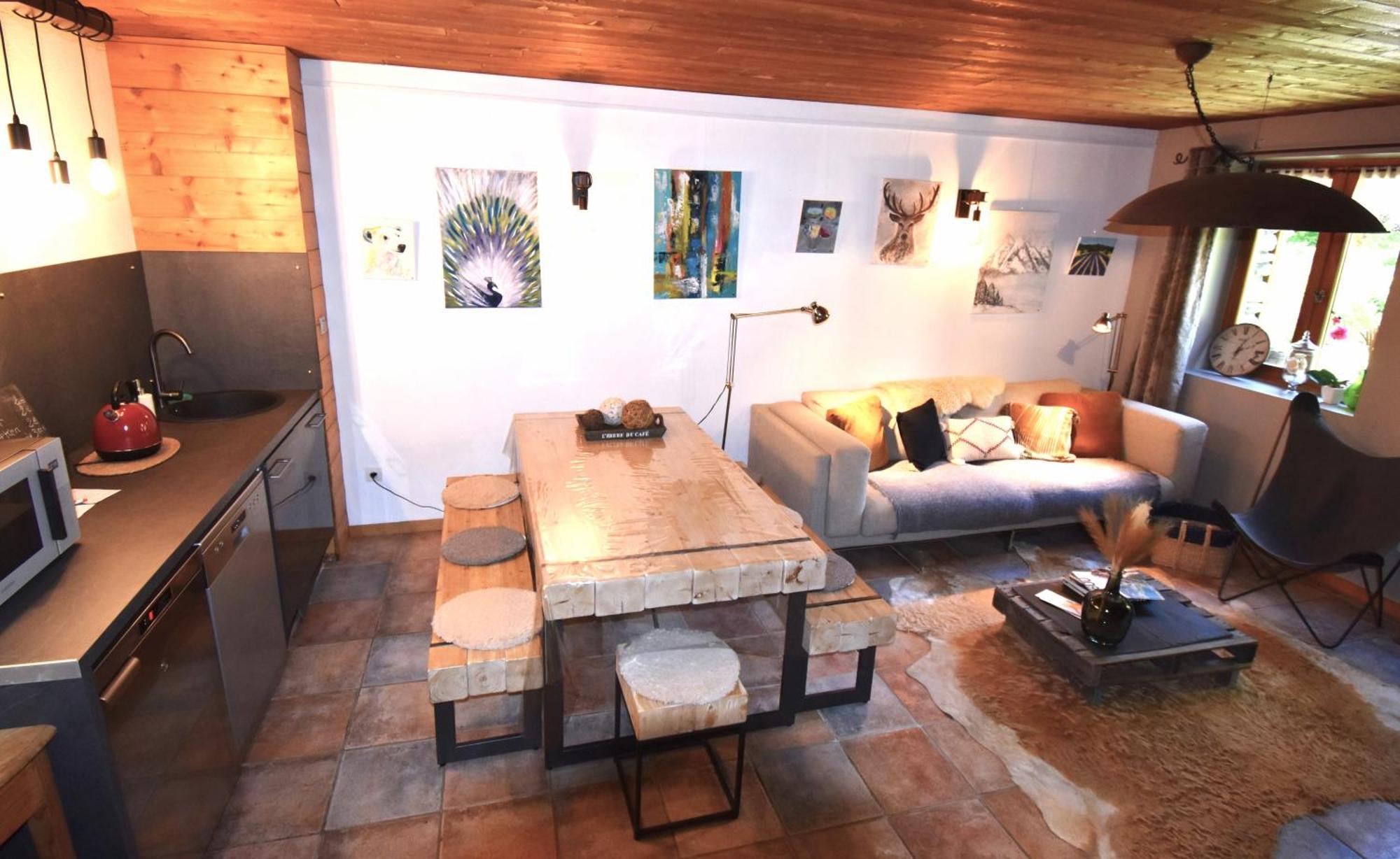 Bed and Breakfast La Cle Des Bois Le Bourg-dʼOisans Exterior foto